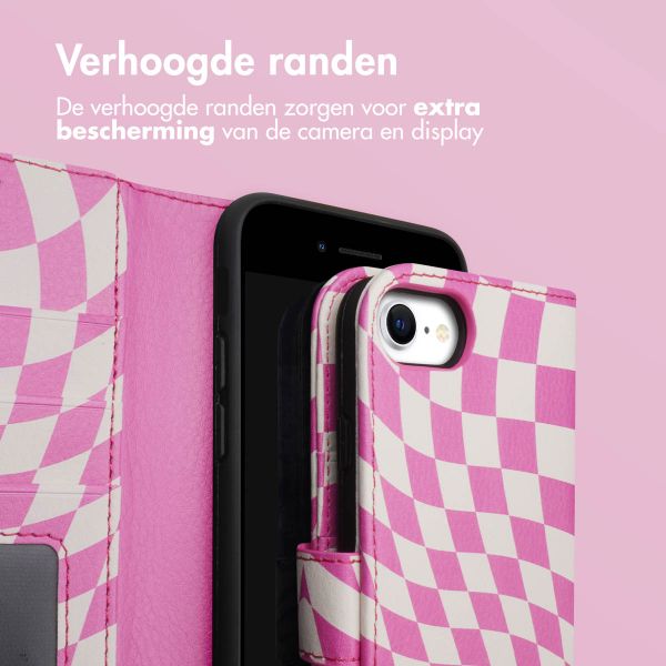 imoshion Design Bookcase Apple iPhone SE (2022 / 2020) / 8 / 7 / 6(s) - Retro Pink