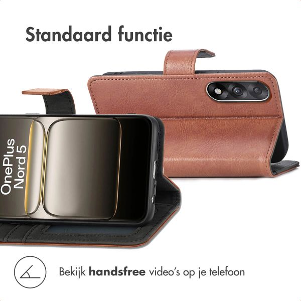 imoshion Luxe Bookcase OnePlus Nord 5 - Bruin