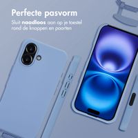 imoshion Color Backcover met afneembaar koord MagSafe Apple iPhone 16 - Ash Blue