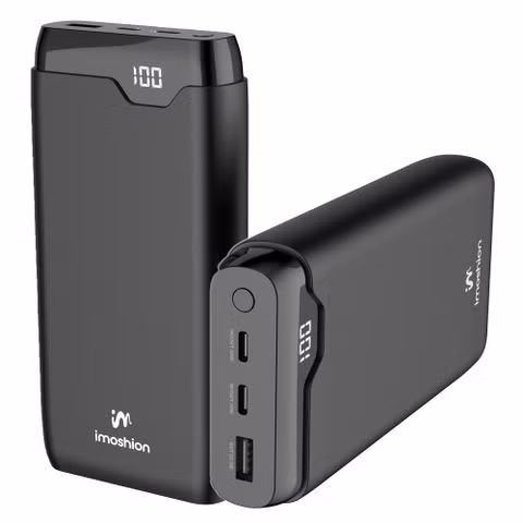 imoshion Powerbank 27.000 mAh - Quick Charge en Power Delivery - Zwart