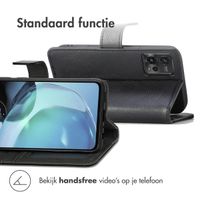 imoshion Luxe Bookcase Motorola Moto G72 - Zwart