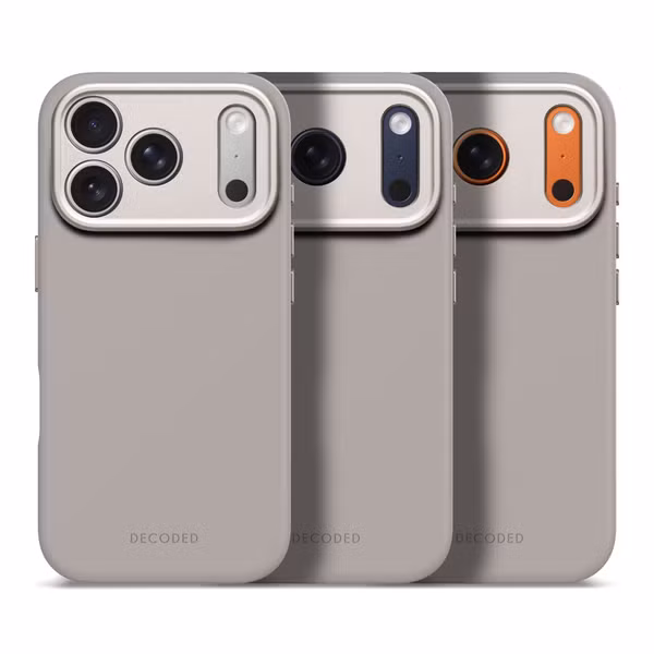 Decoded Silicone Backcover MagSafe Apple iPhone 17 Pro Max - Soft Taupe