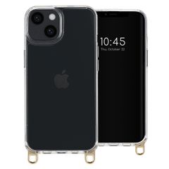 Selencia Backcover met afneembare haakjes iPhone 14 - Transparant