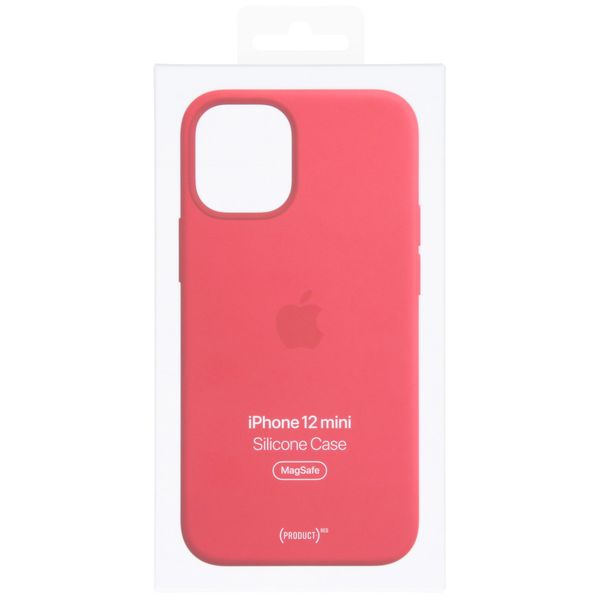 Apple Silicone Backcover MagSafe Apple iPhone 12 Mini - Red