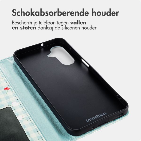 imoshion Design Bookcase Samsung Galaxy A56 - Cherry Check
