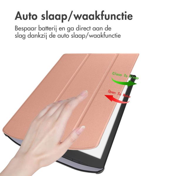 imoshion Slim Hard Case Bookcase Pocketbook InkPad X Pro - Rosé Goud