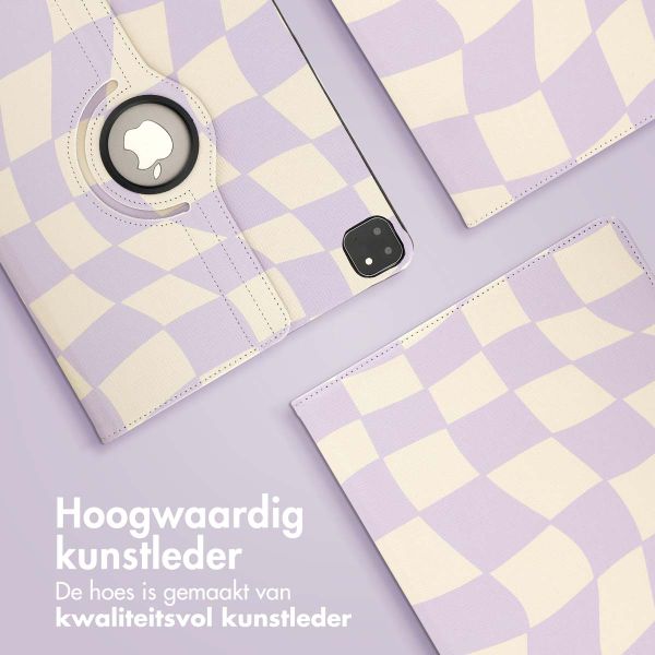 imoshion 360° Draaibare Design Bookcase Apple iPad Pro 13 (2025) M5 / (2024) M4 - Dancing Cubes