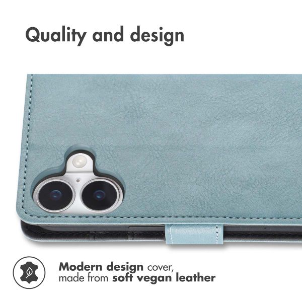 imoshion Luxury Bookcase Apple iPhone 17 - Light Blue