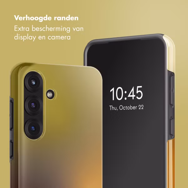 Selencia Vivid Backcover met MagSafe Samsung Galaxy S25 - Gradient Olive Dust