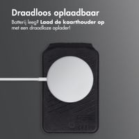 Accezz Magnetische Leren Wallet met standaard - Geschikt voor Apple Find My - Onyx Black