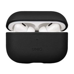 Uniq Terra Echt Lederen Case Apple AirPods Pro 2 - Dallas Black