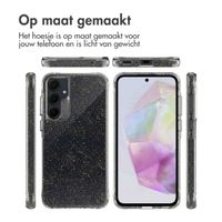 imoshion Clear Glitter Backcover Samsung Galaxy A35 - Goud