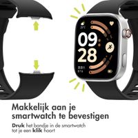 imoshion Siliconen bandje Xiaomi Smart Band 9 / 8 Pro / Redmi Watch 6 / 5 / 4 - Zwart