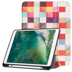 imoshion Design Trifold Bookcase iPad 6 (2018) 9.7 inch / iPad 5 (2017) 9.7 inch / Air 2 (2014) /Air 1 (2013) - Kleurtjes