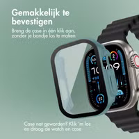 imoshion Full Cover Hardcase Apple Watch Ultra / Ultra 2 / Ultra 3 - 49 mm - Donkergroen