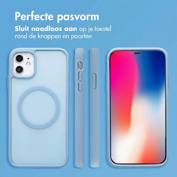 imoshion Color Guard Backcover met MagSafe Apple iPhone 11 - Lichtblauw