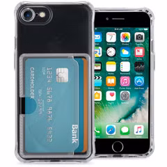 imoshion Softcase Backcover met pasjeshouder Apple iPhone SE (2022 / 2020) 8 / 7 - Transparant