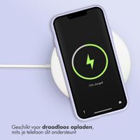 Accezz Liquid Silicone Backcover Apple iPhone 11 - Paars