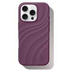 iDeal of Sweden Soft Swirl Silicone MagSafe Case Apple iPhone 16 Pro Max - Velvet Plum