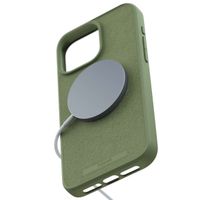 Njorð Collections Suède Comfort+ Case MagSafe iPhone 15 Pro Max - Olive