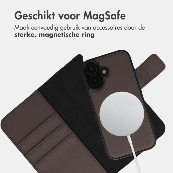imoshion Uitneembare 2-in-1 Luxe Bookcase Apple iPhone 17 - Bruin