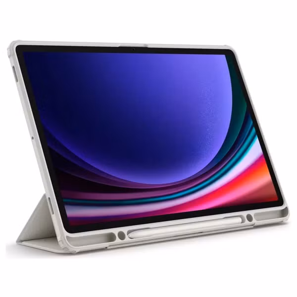 Spigen Ultra Hybrid Pro Bookcase Samsung Galaxy Tab S10 Plus / Tab S9 Plus - Grijs