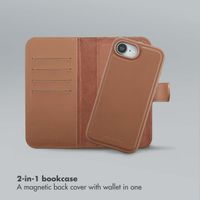 Selencia Olyn Detachable Bookcase with MagSafe Apple iPhone 17e / 16e - Brown