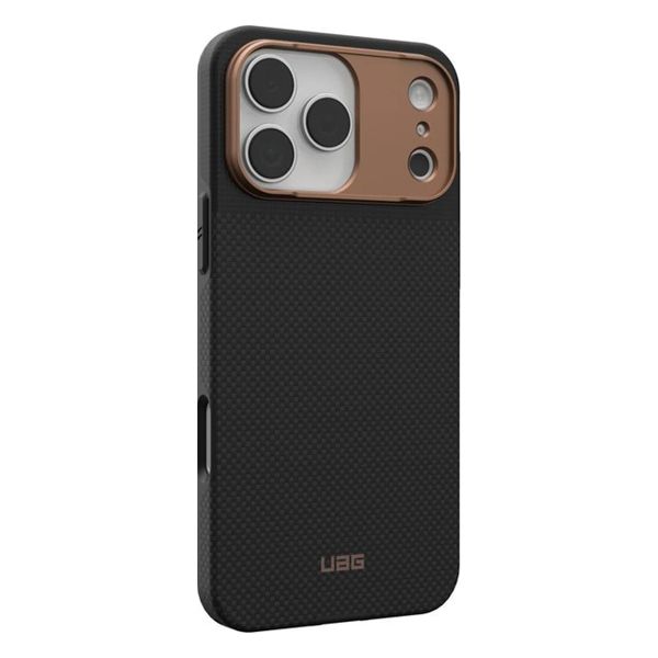 UAG Fibr Armr Kevlar Backcover met MagSafe Apple iPhone 17 Pro Max - Graphite / Bronze