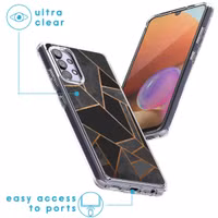imoshion Design hoesje Samsung Galaxy A32 (4G) - Black Graphic