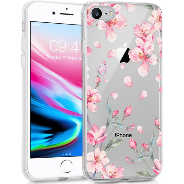 imoshion Design hoesje Apple iPhone SE (2022 / 2020) / 8 / 7 - Blossom Watercolor