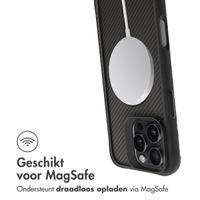 imoshion Rugged Hybrid Carbon Case met MagSafe iPhone 16 Pro Max - Zwart