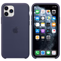 Apple Silicone Backcover Apple iPhone 11 Pro - Midnight Blue