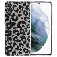 imoshion Design hoesje Samsung Galaxy S21 Plus - Leopard Transparent