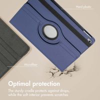 imoshion 360° Rotating Case Apple iPad 9 (2021) 10.2 inch / iPad 8 (2020) 10.2 inch / iPad 7 (2019) 10.2 inch - Dark Blue