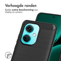 imoshion Brushed Backcover OnePlus Nord CE 3 / CE 3 Lite - Zwart