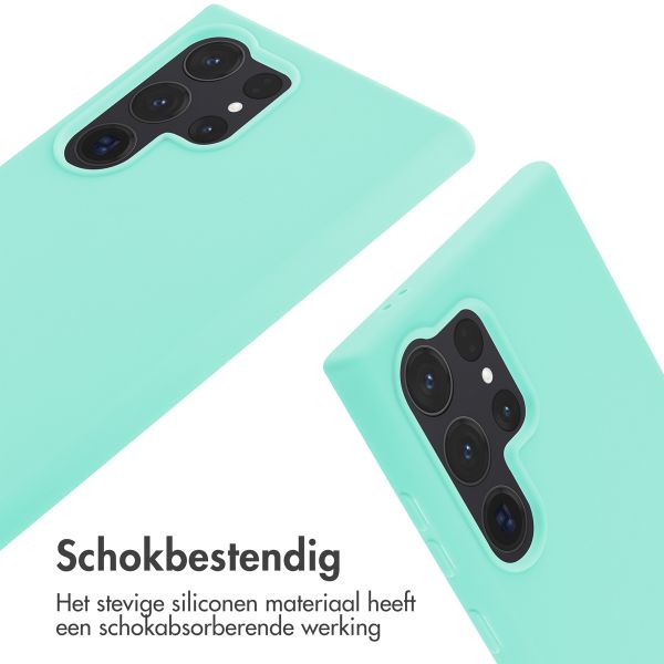 imoshion Siliconen hoesje met koord Samsung Galaxy S24 Ultra - Mintgroen