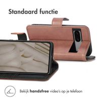 imoshion Luxe Bookcase Google Pixel 7a - Bruin