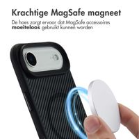 imoshion Rugged Hybrid Carbon Case met MagSafe Apple iPhone Air - Zwart