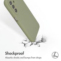 Accezz Liquid Silicone Back Cover Samsung Galaxy A27 (5G) - Cooper Green