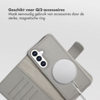 Selencia Olyn Uitneembare Bookcase met MagSafe Samsung Galaxy S26 Plus - Grijs