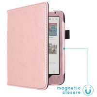 imoshion Vegan Leather Bookcase Kobo Clara Colour / BW - Rosé Goud