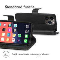 imoshion Luxe Bookcase Apple iPhone 13 Pro - Zwart