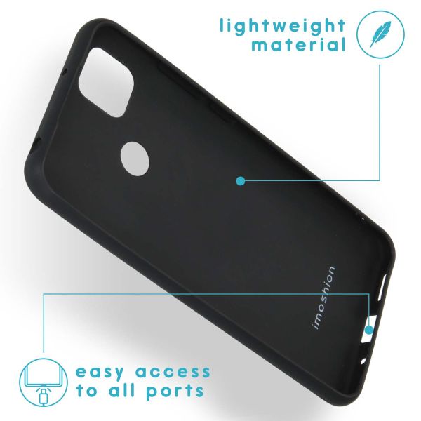 imoshion Color Backcover Xiaomi Redmi 9C - Zwart