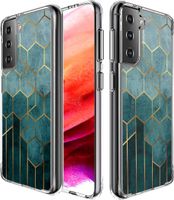 imoshion Design hoesje Samsung Galaxy S21 FE - Patroon - Groen