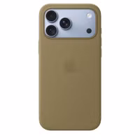 Apple Siliconenhoesje met MagSafe Apple iPhone 18 Pro Max - Olive