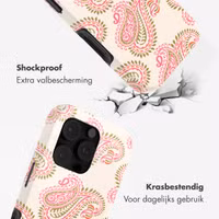Selencia Vivid Backcover Apple iPhone 16 Pro - Paisley Blush