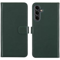 Selencia Echt Lederen Bookcase Samsung Galaxy A16 5G - Groen