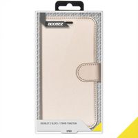 Accezz Wallet Softcase Bookcase Samsung Galaxy S21 Ultra - Goud