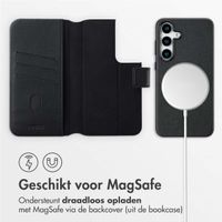 Accezz Leather Bookcase 2-in-1 met MagSafe Samsung Galaxy S25 Plus - Onyx Black