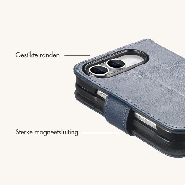 imoshion Luxe Bookcase Apple iPhone Duo - Donkerblauw